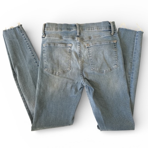 Frame Denim Light Blue Le High Women's Skinny Jeans - Picture 5 of 9